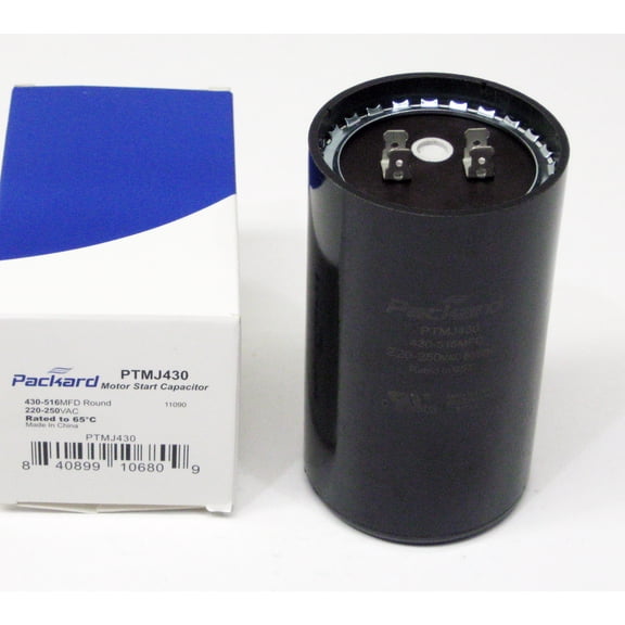 Packard PTMJ430 Motor Start Capacitor. 430-516 MFD UF / 220-250 VAC