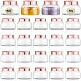 thumbnail image 1 of Frascos de plástico Tessco, paquete de 24 con tapas, 240 ml, rellenables para cosméticos, 1 of 7