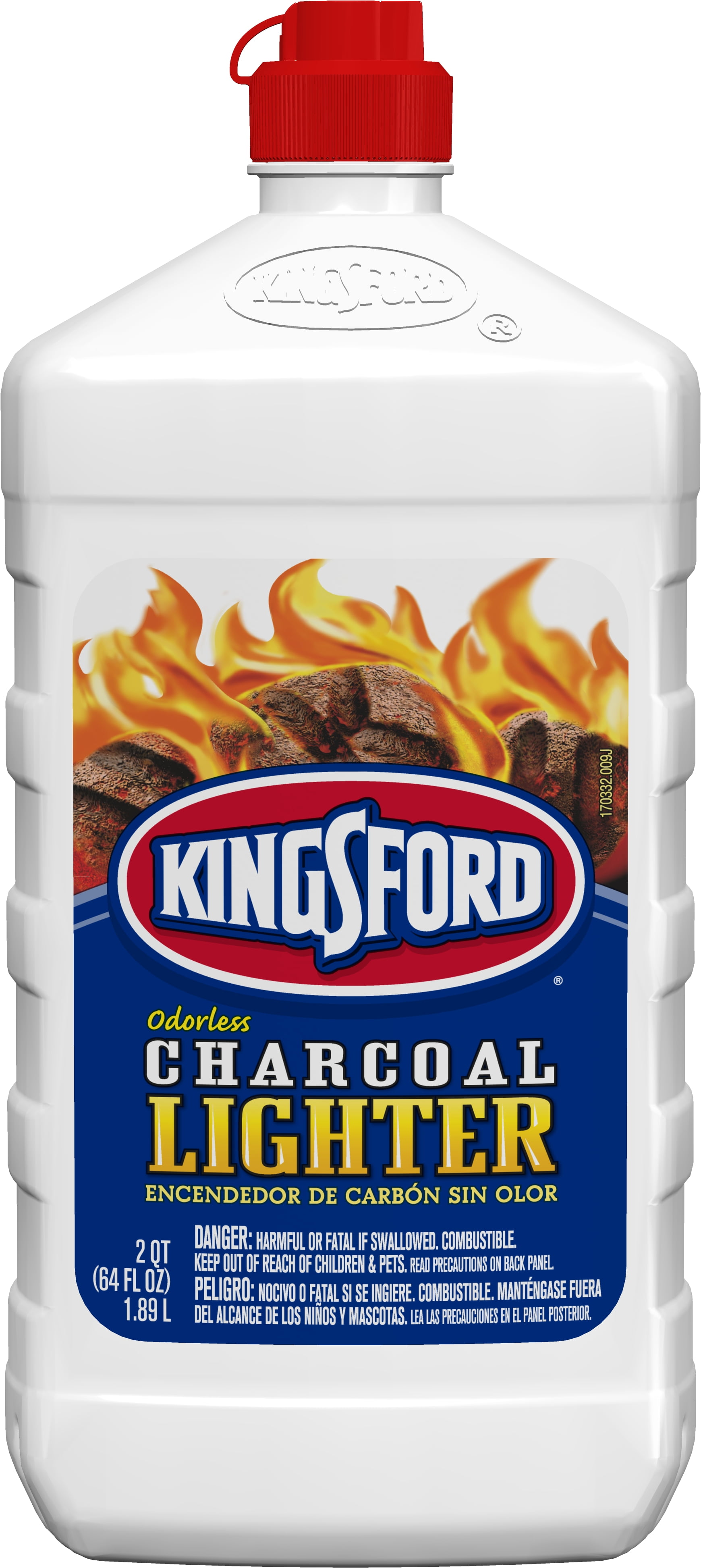 Kingsford Odorless Charcoal Lighter Fluid Bottle, Lighter Fluid for BBQ