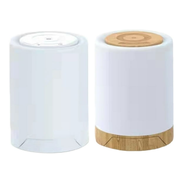 Luces nocturnas blancas cálidas RGB, lámpara táctil LED, lámparas de noche de mesa USB, lámpara táctil, eficiencia maximizada
