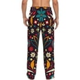 thumbnail image 3 of Disketp Colorful Mexican2 Men'S Pajama Pants - Ultra Soft Fleece Sleep And Lounge Pants (Size: S-Xxl), 3 of 9