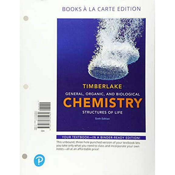 Pre-Owned General, Organic, and Biological Chemistry: Structures of Life, 9780134762982, 0134762983, Paperback, 6 edition