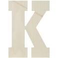 thumbnail image 2 of Baltic Birch Collegiate Font Letters & Numbers, 13.5", 2 of 2