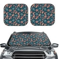 thumbnail image 2 of Daiia Happy Mother's Day 2PCS Car Windshield Sun Shade, Foldable Sun Shield for Car Front Window, Auto Sun Blocker Visor Protector Universal for Truck SUV Pickup-Medium, 2 of 7