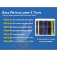 thumbnail image 6 of Senko Worms Bait Set – 4-Inch and 5-Inch Salty Soft Plastic Stick Baits for Bass, 6 of 7