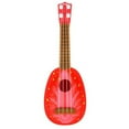 thumbnail image 3 of 14-Inch Kids Ukulele Guitar - 4-String Mini Musical Instrument for Beginners, Early Education, Toddlers & Preschoolers - Green, Orange, Red, Watermelon Red, 3 of 4