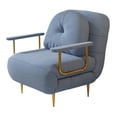 thumbnail image 4 of Sofá cama plegable,Sofá Cama Plegable Sofá Plegable Ergonómico,Cama de invitados plegable multifuncional que ahorra espacio,Apartamento con sofá cama plegable multiusos,Salón interior Azul, 4 of 9