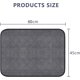 thumbnail image 4 of BRILLAR Alfombrilla absorbente impermeable para jaula de cobaya, paquete de 2, lavable, ideal para animales pequeños (conejo, chinchilla, erizo) - 60 x 45 cm, 4 of 5