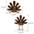 thumbnail image 3 of Thanksgiving Day Candle Holder: 6PCS Turkey Design Tealight Holder Candle Stands, 3 of 9