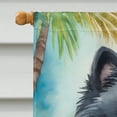 thumbnail image 3 of Carolines Treasures DAC6494CHF 40 x 28 in. Pomeranian Luau House Flag, 3 of 5