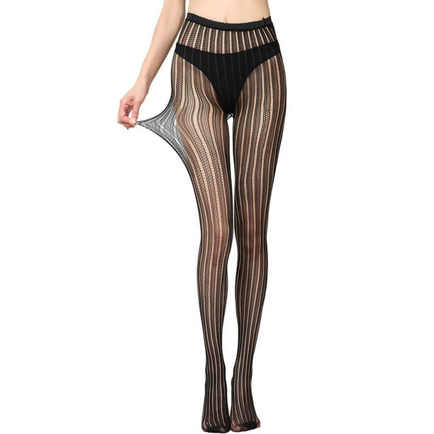 Medias de seda sexys para mujer: tubo largo con liguero, spandex, talla única, lencería