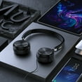 thumbnail image 2 of Wired Headphones with Microphone,Wired Headphones with Microphone and Volume Control Folding Lightweight Headset for Cellphones Tablets, 2 of 6