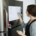 thumbnail image 2 of A5 Magnetic Whiteboard Fridge Dry Wipe Markers Writing Record Message Board, 2 of 5