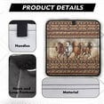thumbnail image 5 of XYZCANDO Horse RV Window Shade RV Skylight Cover Western Camper Blackout Window Cover Foldable RV Roof Vent Skylight Insulator Window Cover Travel Trailer Must Haves RV Accessories Decor Brown, 5 of 7