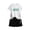 White, variant on Boys' Football Uniform Set, Boys and Girls Training Short Sleeve Youth Team Uniform for Kids Teens Sport Quick Dry Clothes(Green,4-5 Years)