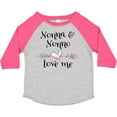 thumbnail image 3 of Inktastic Nonna and Nonno Love Me- Heart Grandchild Boys or Girls Toddler T-Shirt, 3 of 5