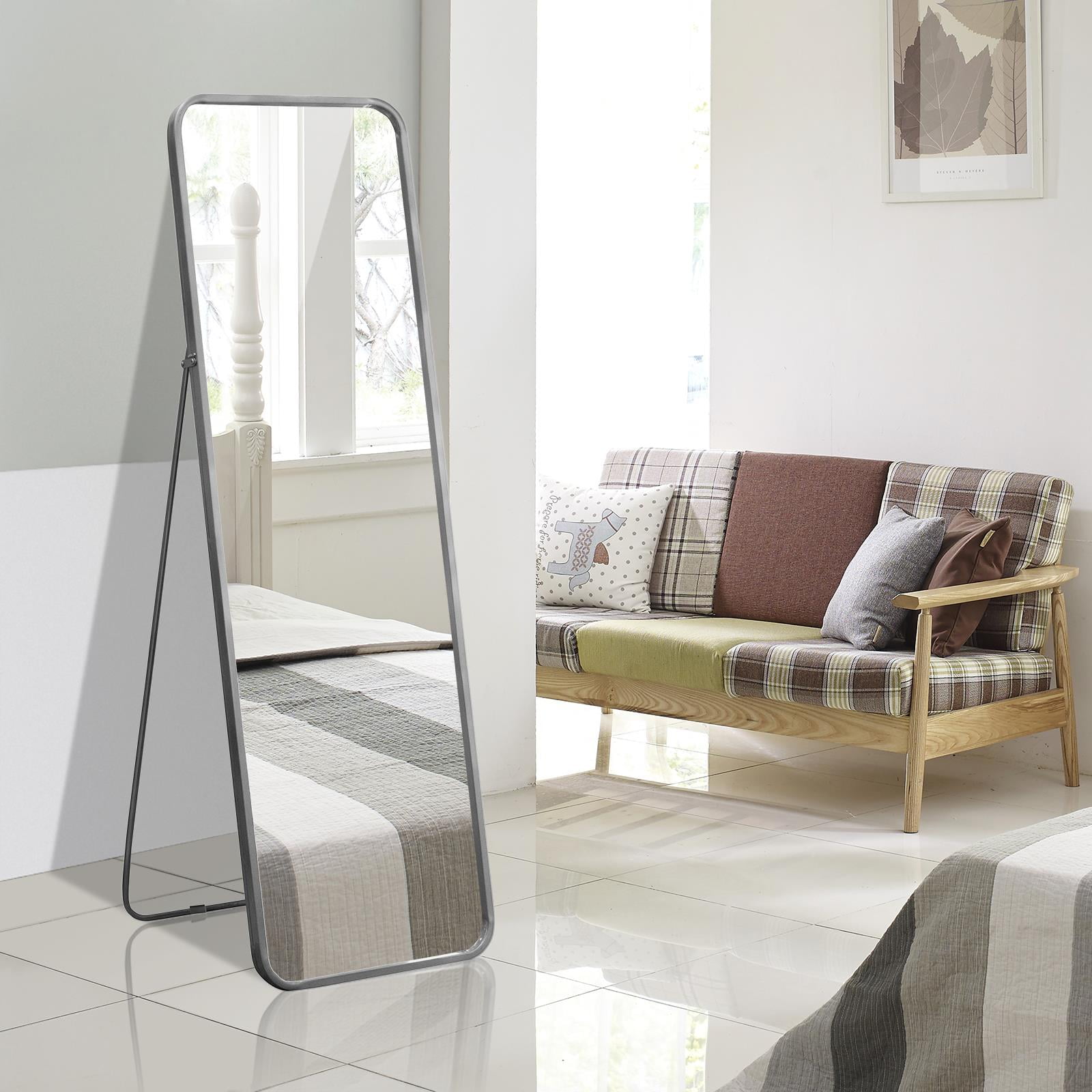 SamyoHome 64" x 19" Full Length Body Mirror Hung on The WallMounted
