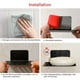 thumbnail image 4 of Wall Mounted Soap Dish No Drilling Stainless Steel Shower Soap Dish Self Adhesive STAINLESS STEEL Soap Holder (Black), 4 of 5