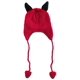 thumbnail image 3 of Gorro de punto hecho a mano para mujer, bocina con orejeras colgantes triangulares, gorro de Invierno para mujer, disfraz para fiesta, regalos de Halloween, 3 of 4