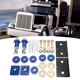 thumbnail image 3 of M Buder Juego de 22 Piezas Kit de Tornillos de Montaje y Bujes de Pivote para Bisagra de Capó Reemplazo Completo para Camiones Peterbilt 379 Alta Resistencia, 3 of 9