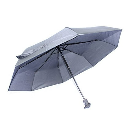Construction Umbrella (ABP Digital Ultra Light Compact Travel Umbrella with Windproof Construction, Teflon Coating, Reinforced Canopy, Auto)