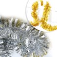 thumbnail image 6 of Tinsel Garland for Christmas Decorations 3Pc Silver Gold Red Each 6.6 FT Non-Lit Holiday Decor for Outdoor or Indoor, 6 of 7