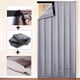 thumbnail image 5 of Wosthever Manténgase cálido y cómodo, cortina de puerta impermeable no tóxica, cortinas de puerta de invierno, cortina de puerta térmica gris, 5 of 6