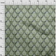 thumbnail image 2 of oneOone Viscose Jersey Fabric Damask & Floral Block Printed Craft Fabric BTY 60 Inch Wide, 2 of 5
