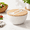 Matte White-9.84 inch, variant on Turquoise 11.3 Inch Extra Large Salad Serving Set With Wooden Lid & Servers