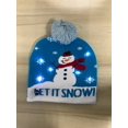 thumbnail image 3 of ¡EN OFERTA! Gorro navideño de punto con luces LED para Año Nuevo 2024, gorro cálido iluminado para niños y adultos, decoración navideña para Año Nuevo, 3 of 5