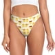 thumbnail image 1 of Balery Cute Yellow Duck Tangas de Algodón para Mujer con Estampado – Ropa Interior Sexy, Transpirable, G-string-3X-Large, 1 of 6