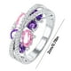thumbnail image 4 of Anillos para mujer, regalos para mujer, moda para damas, diamantes, moda, anillo de joyería femenina en forma de corazón, para damas, 4 of 5