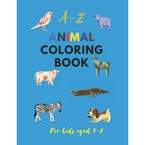A-Z animals coloring book: for kids aged 4-8 (Paperback)