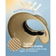 thumbnail image 2 of Sombrero con visera solar FURTALK para mujer, paja, ala ancha, plegable, 2 of 8