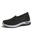 thumbnail image 7 of Duqingm Women'S Loafers Women's Fashion Ballet Flats Pointy Toe Flats Mesh Casual Shoes for Women Slip on Shoes Black,8, 7 of 7