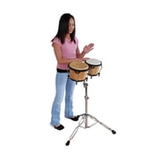 Basic Beat BB571 7-8 Key-Tuned Bongos - Worldly Beats, Tuning Wrench Included, Durable Construction