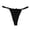 Black, variant on Women's Satin T Back G String Panty Female Lingerie Design Thong (Black, S)