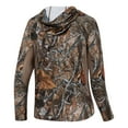 thumbnail image 5 of BASSDSASH Men's UPF 50+ Lightweight Hunting Camo Hoodie Quick Dry Performance Long Sleeve Fishing Shirt with Hood FS30M, 5 of 6