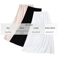 thumbnail image 3 of ROHUUQUE Women's Slip Skirt Solid Color Elastic Waist Lace Hem Half Slips Underskirt for Sheer Skirt Khaki, 3 of 4