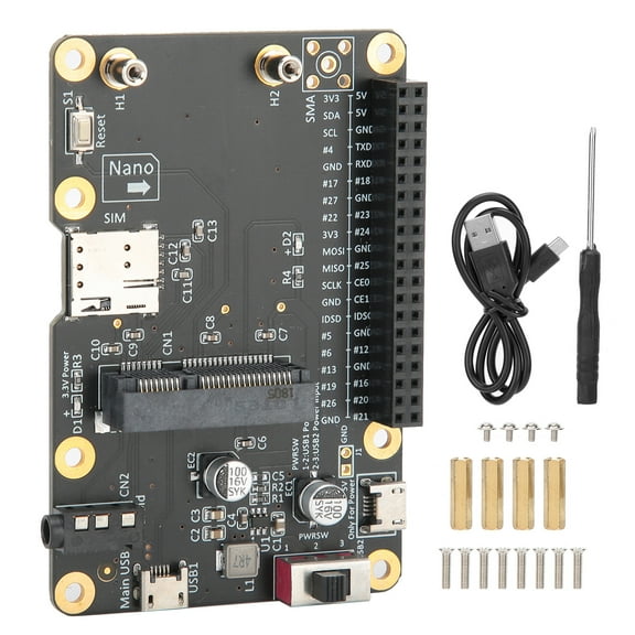 3G/4G LTE Base Hat For Raspberry Pi 4/3/2/B  Module Computer Board to USB with SIM Card