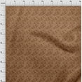 thumbnail image 4 of oneOone Velvet Rust Brown Fabric Batik Dress Material Fabric Print Fabric By The Yard 58 Inch Wide, 4 of 5