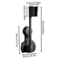 thumbnail image 2 of zhangmingg Support de Sèche-Cheveux à Ventouse Rotatif Mains Libres Rangement Sans Perçage Support de Salle de Bain, 2 of 7