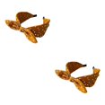 thumbnail image 3 of Justharion Collection d'Accessoires Cheveux avec Ces Bandeaux Confortables pour Femmes Accessoires Cheveux Polyester Légers pour Femmes Jaune 2Set, 3 of 6