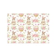 thumbnail image 2 of Bunny Easter Wrapping Paper Roll - Mini Roll - 19.69×27.56in - Watercolor Rabbits and Flower Wrapping Paper Perfect For Spring Summer Party, Easter, Birthday, Baby Shower, 2 of 6