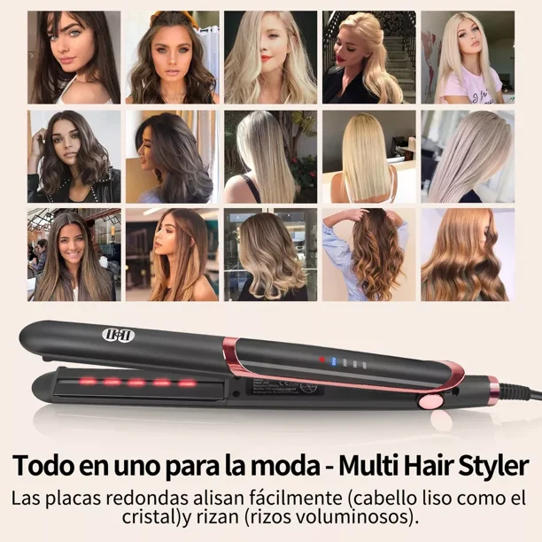 Plancha Cabello Profesional Cerámica Ciicii En Para Pelo