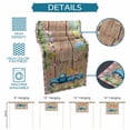 thumbnail image 6 of Pink Plaid Easter Table Runner - 70 Inch Long Blue Truck Spring Floral Bunny Wooden Cotton and Linen Blended Dress Scarves Farmhouse Table Runner for Kitchen Dining, Coffee Table, 13" x 70", 6 of 8