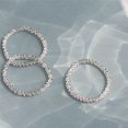 thumbnail image 5 of ensemble De 2 (taille 11+12) Bagues Scintillantes - Argent Sterling 925 - Polyvalence De Style Simple - Petite Dcoration - Anneau D'index - Bijoux, 5 of 5