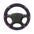 thumbnail image 3 of Daiia Happy Mardi Gras Steering Wheel Cover Auto Steering Wheel Covers Breathable Anti-Slip Steering Wheels Car Interior Decor Accessories for Men Women Universal 15 Inch, 3 of 8
