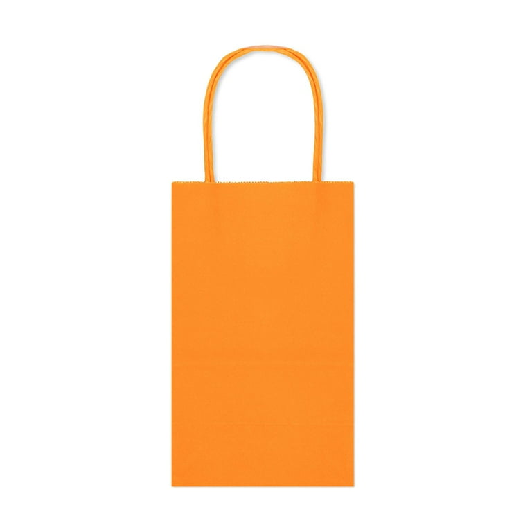 Small orange gift bags deals