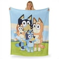 thumbnail image 2 of Bluey Heeler Family Kids Silk Touch Throw Blanket, 2 of 6